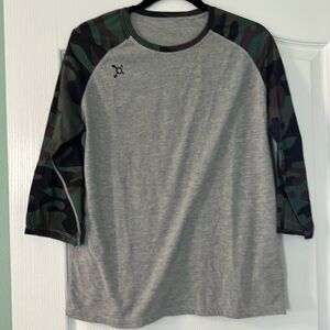 Orangetheory camo baseball shirt